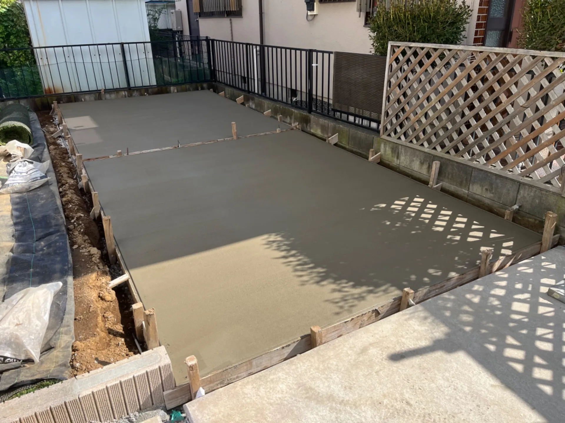 千葉県野田市 土間コンクリート打設